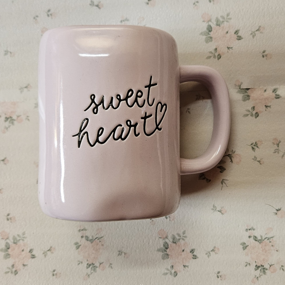 Rae Dunn Sweet Heart Pink Mug  Great Valentines Day Gift